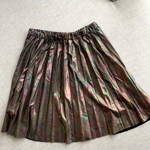 Silence + Noise oil spill skirt size medium